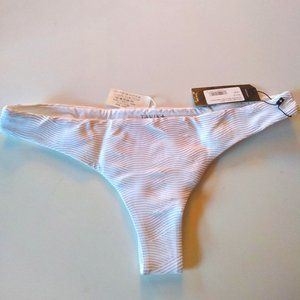 Tavik White Ali Textured Mini Swim Bottom